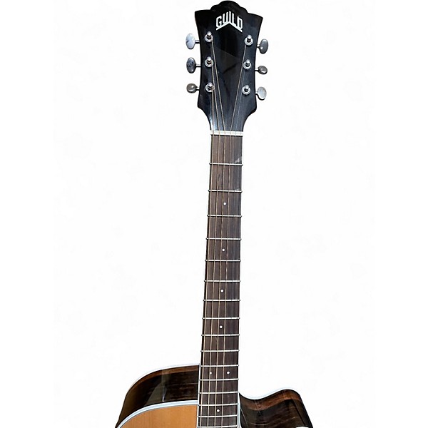 Used Guild D-260CE Deluxe Natural Acoustic Electric Guitar