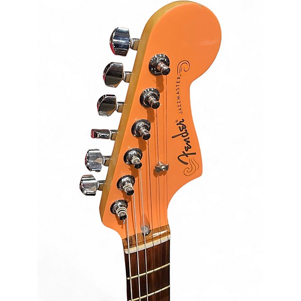 Used Fender Limited Edition Player Jazzmaster Pacific Peach Solid Body Electric Guitar