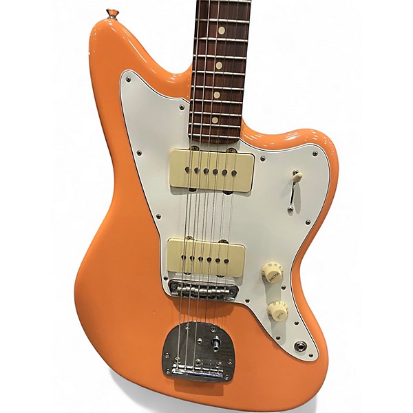 Used Fender Limited Edition Player Jazzmaster Pacific Peach Solid Body Electric Guitar