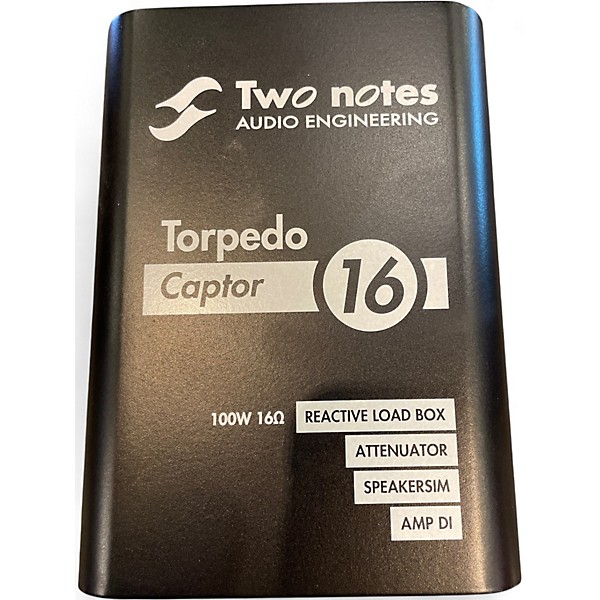 Used Two Notes AUDIO ENGINEERING TORPEDO CAPTOR 16 LOUDBOX/ATTENUATOR/DI 16 OHM Direct Box