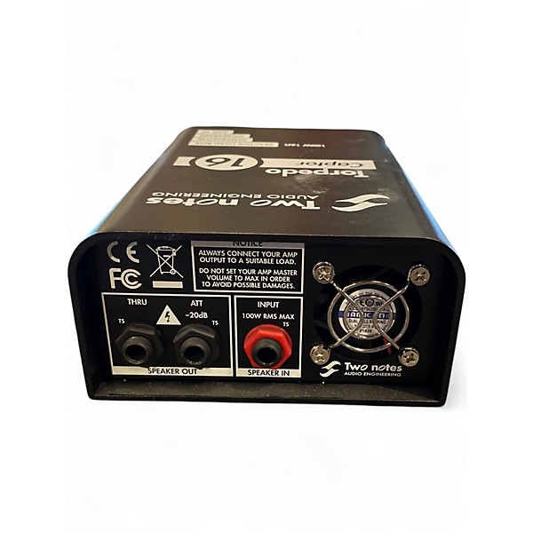 Used Two Notes AUDIO ENGINEERING TORPEDO CAPTOR 16 LOUDBOX/ATTENUATOR/DI 16 OHM Direct Box