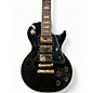 Used Epiphone les paul custom 3 pick up ebony Solid Body Electric Guitar