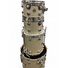 Used 2025 DW 4 Piece Collector's Series BROKEN GLASS Drum Kit