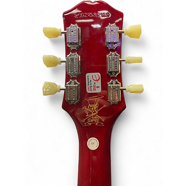 Used Epiphone Slash Appetite For Destruction Vintage Yellow Solid Body Electric Guitar