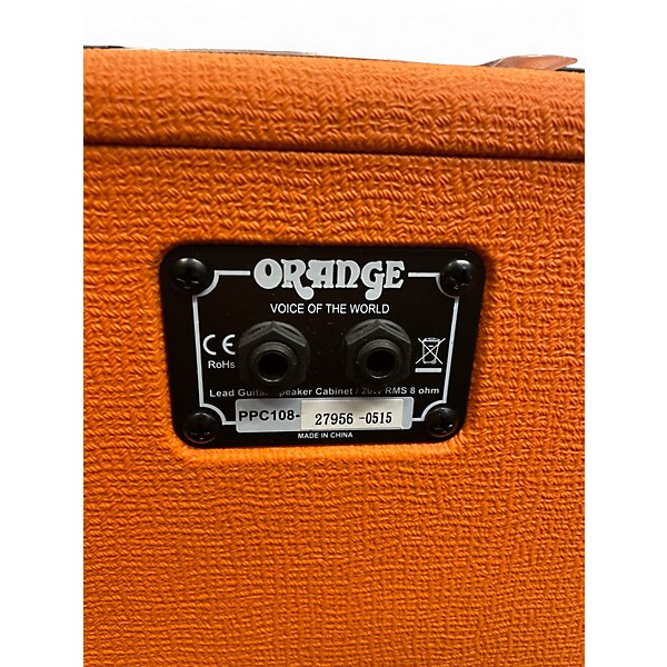 Used Orange Amplifiers PPC108 Micro Terror 1X8 Guitar Cabinet