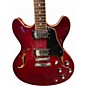 Used Hamer ECHOTONE Cherry Hollow Body Electric Guitar
