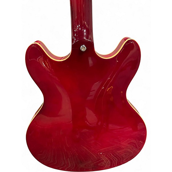 Used Hamer ECHOTONE Cherry Hollow Body Electric Guitar