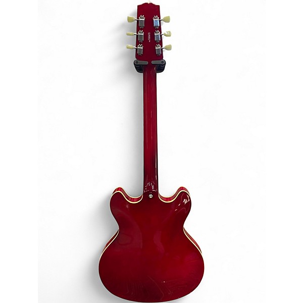 Used Hamer ECHOTONE Cherry Hollow Body Electric Guitar