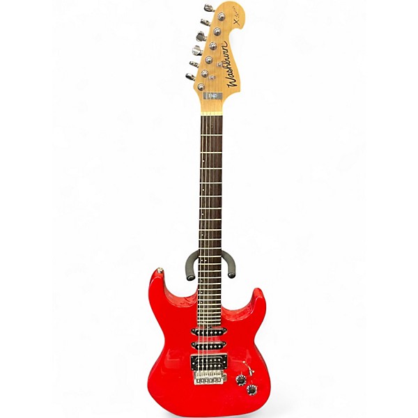 Used Washburn X SERIES Red Solid Body Electric Guitar