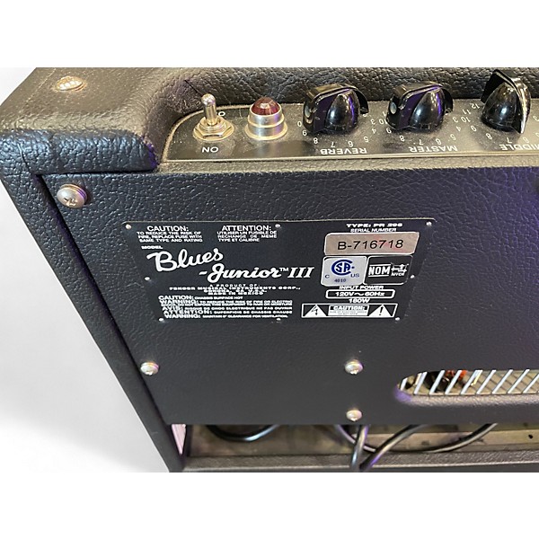 Used Fender Blues Junior III Tube Guitar Combo Amp