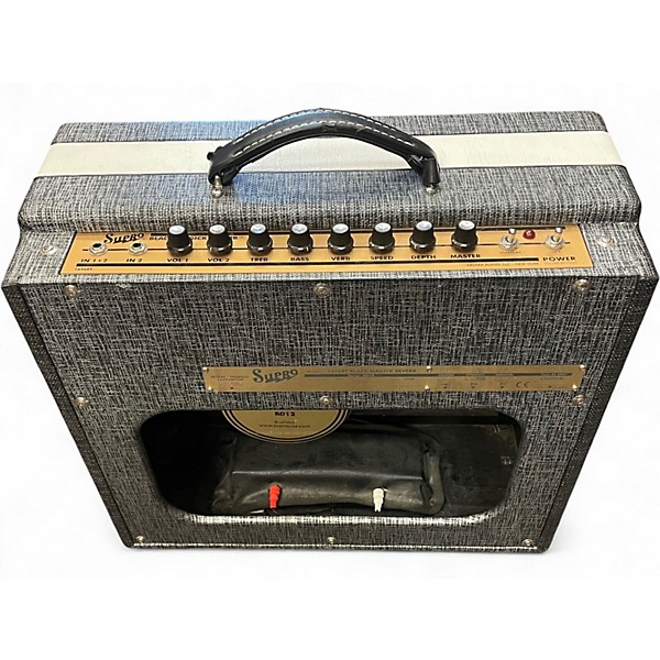 Used Supro 1696RT Black Magick Reverb 25W 1x12 Tube Guitar Combo Amp