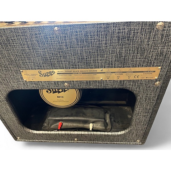 Used Supro 1696RT Black Magick Reverb 25W 1x12 Tube Guitar Combo Amp