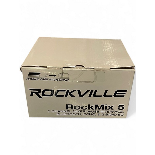 Used Rockville ROCKMIX 5 Powered Mixer