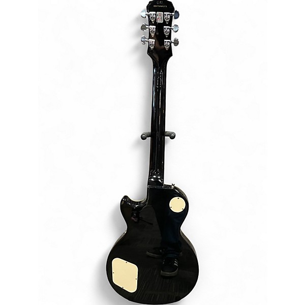 Used Epiphone Les Paul Standard Ebony Solid Body Electric Guitar