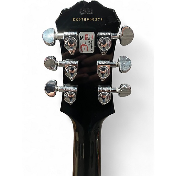 Used Epiphone Les Paul Standard Ebony Solid Body Electric Guitar