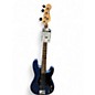 Used Squier Precision Bass Blue Electric Bass Guitar thumbnail