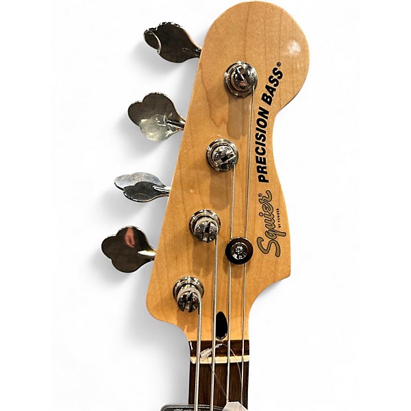 Used Squier Precision Bass Blue Electric Bass Guitar
