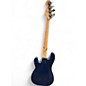 Used Squier Precision Bass Blue Electric Bass Guitar