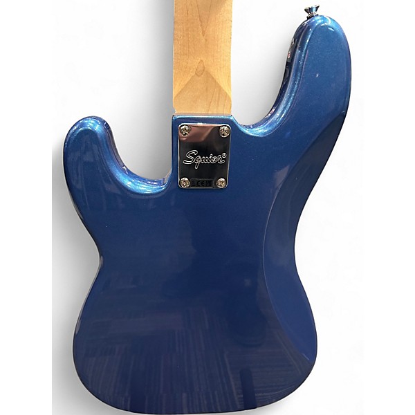 Used Squier Precision Bass Blue Electric Bass Guitar