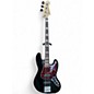 Used 2016 Fender Deluxe Active Jazz Bass Black Electric Bass Guitar Black Electric Bass Guitar thumbnail
