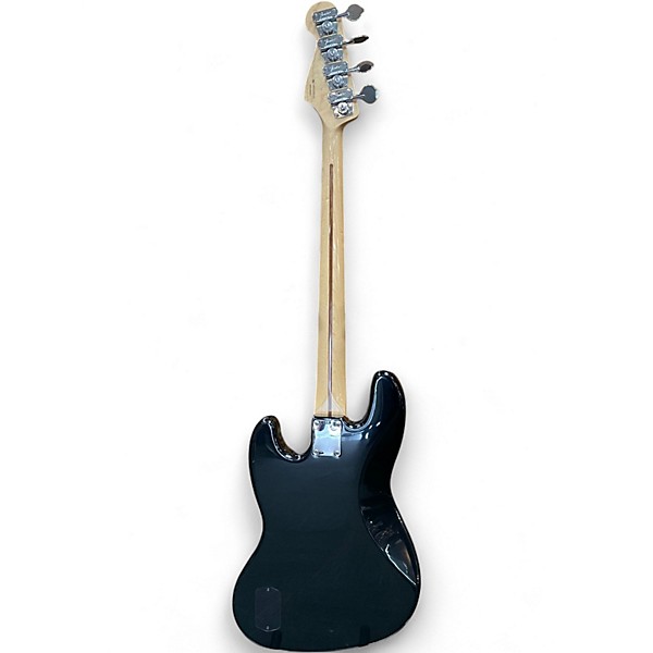 Used 2016 Fender Deluxe Active Jazz Bass Black Electric Bass Guitar Black Electric Bass Guitar