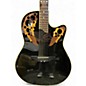 Used Ovation CS257 Celebrity Black Acoustic Electric Guitar
