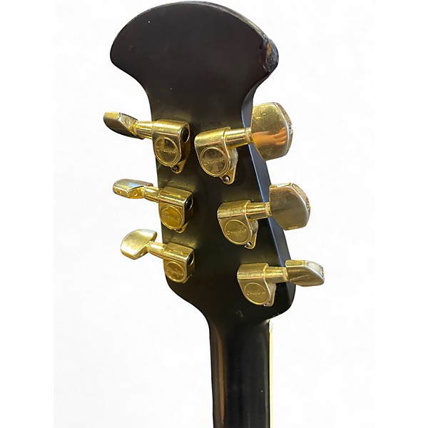 Used Ovation CS257 Celebrity Black Acoustic Electric Guitar