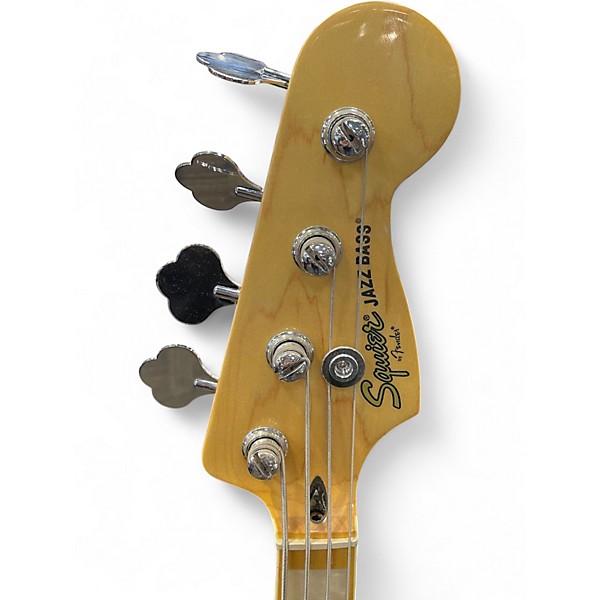 Used Squier Vintage Modified Jazz Bass 2 Color Sunburst Electric Bass Guitar