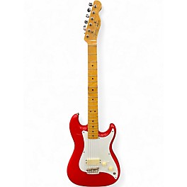 Used Fender Bullet H1 Red Solid Body Electric Guitar