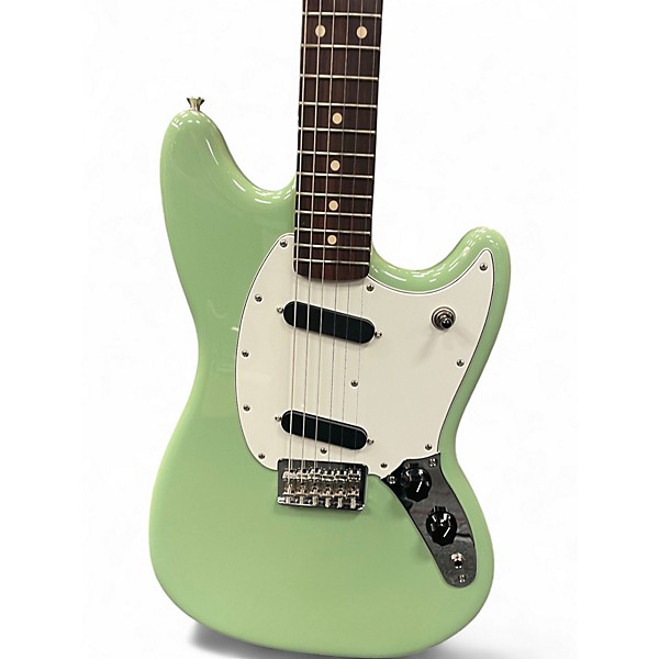 Used Fender Player II Mustang Birch Green Solid Body Electric Guitar