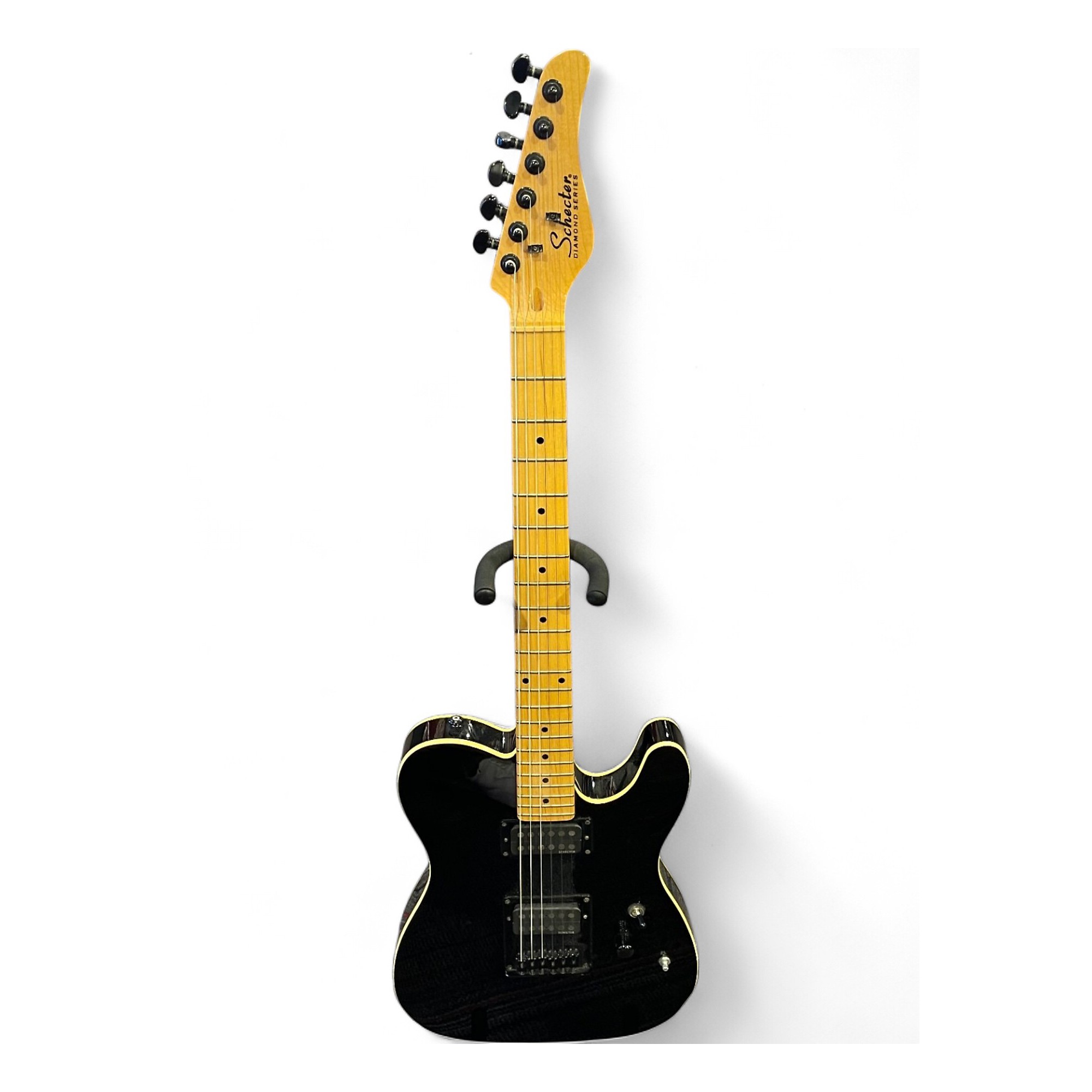 Used Schecter Guitar Research Diamond Series PT Blackjack Black
