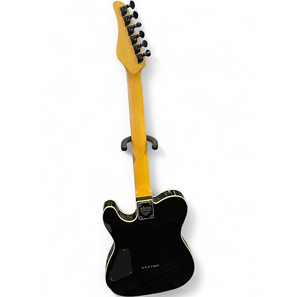 Used Schecter Guitar Research Diamond Series PT Blackjack Black Solid Body Electric Guitar