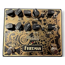 Used Friedman BE-OD DELUXE CLOCKWORKS EDITION Effect Pedal