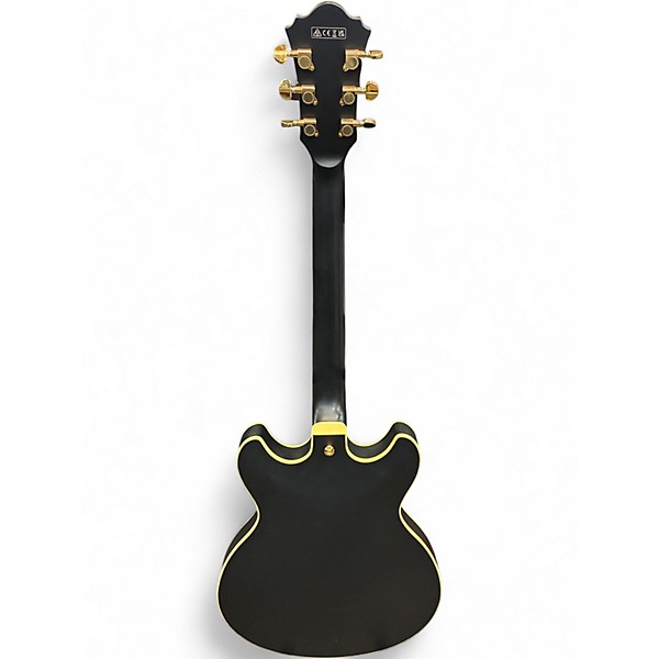 Used Ibanez AS73G Satin Black Hollow Body Electric Guitar