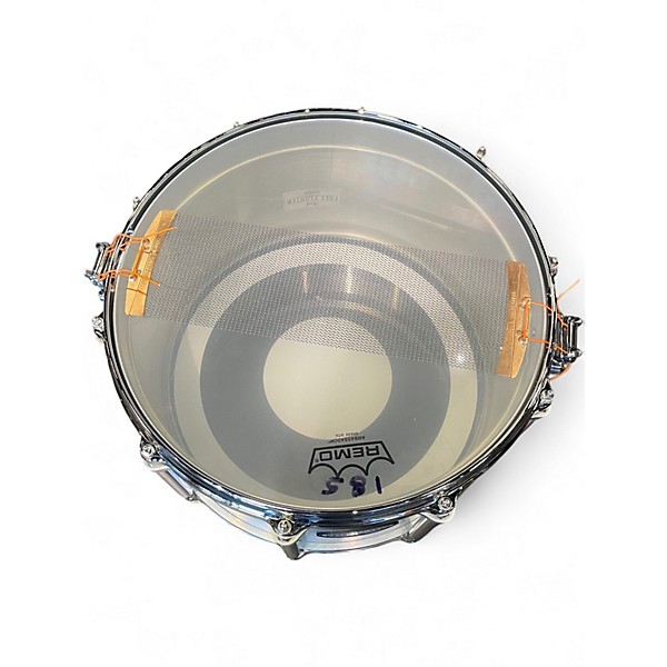 Used Pearl 14X8 Free Floater BRUSHED ALUMINIUM Drum