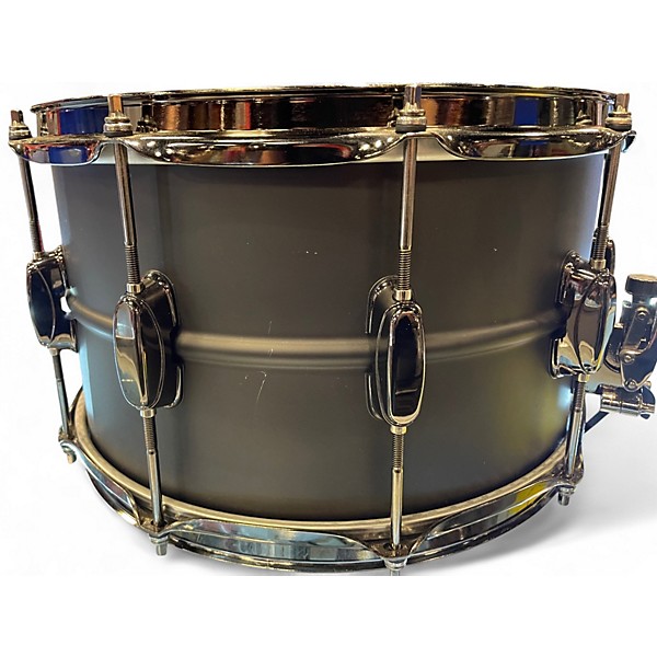 Used TAMA 14in SLP BIG BLACK STEEL SNARE Black Drum