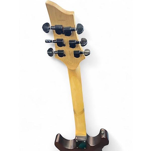 Used Schecter Guitar Research Omen 6 Brown Solid Body Electric Guitar