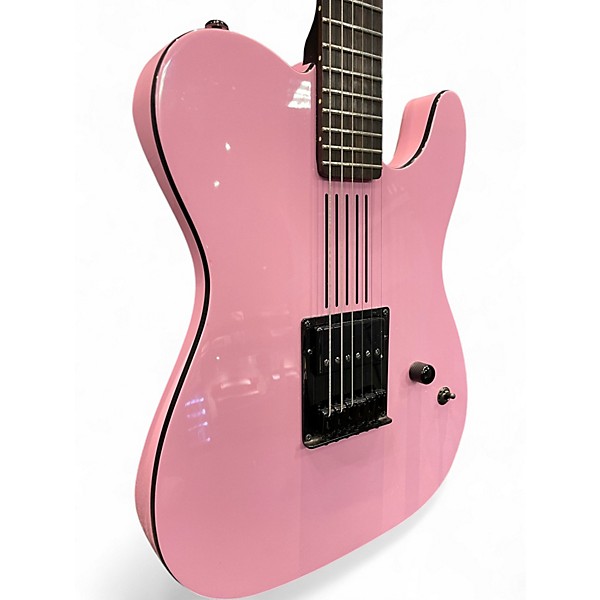 Used Schecter Guitar Research Machine Kelly PT Pink Solid Body Electric Guitar