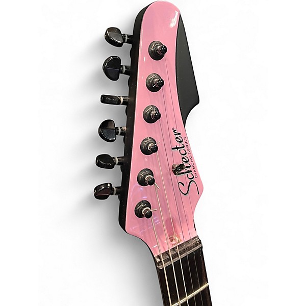 Used Schecter Guitar Research Machine Kelly PT Pink Solid Body Electric Guitar