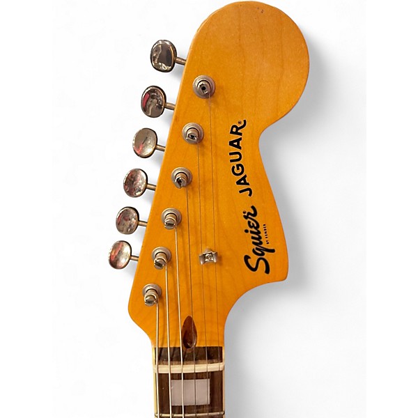Used Squier Classic Vibe Jaguar Daphne Blue Solid Body Electric Guitar