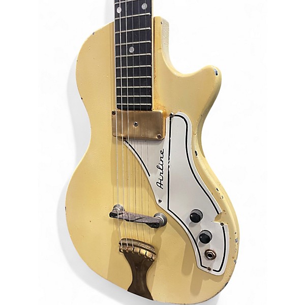 Used Airline Model 1955 Antique White Solid Body Electric Guitar