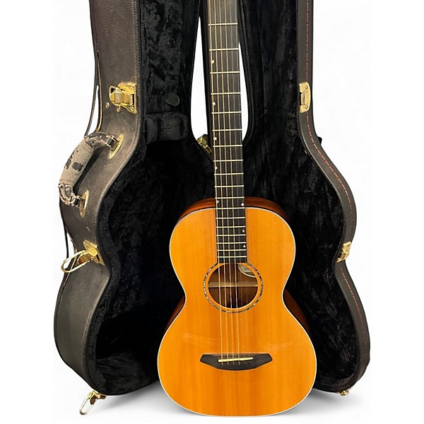 Used Breedlove Premier Parlor Natural Acoustic Electric Guitar