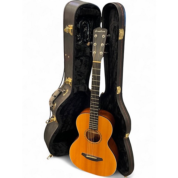 Used Breedlove Premier Parlor Natural Acoustic Electric Guitar