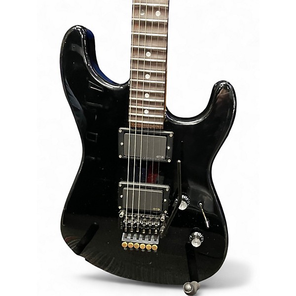 Used 1987 Charvel Model 3A Black Solid Body Electric Guitar
