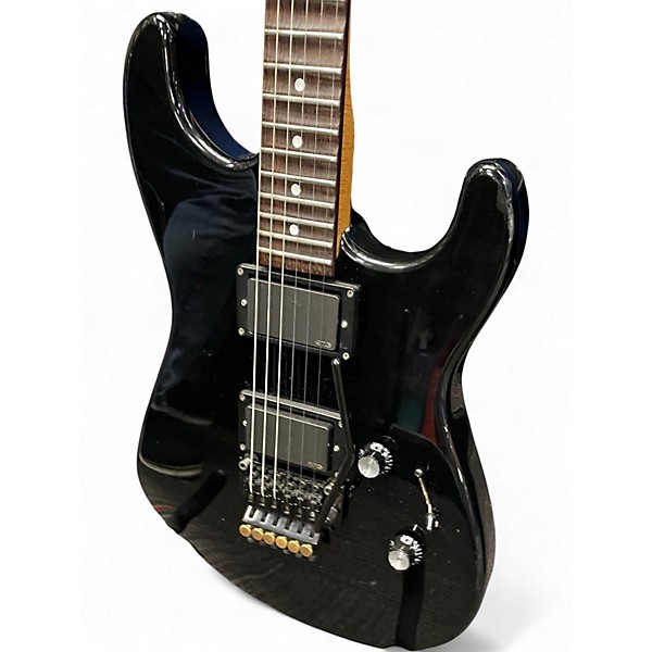 Used 1987 Charvel Model 3A Black Solid Body Electric Guitar
