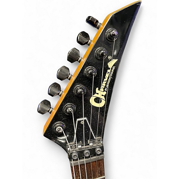 Used 1987 Charvel Model 3A Black Solid Body Electric Guitar