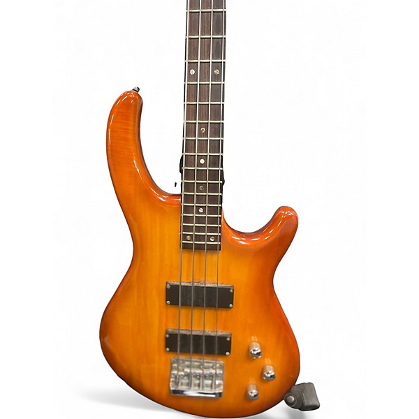 Used Dean 4 STRING 2 Tone Sunburst Electric Bass Guitar