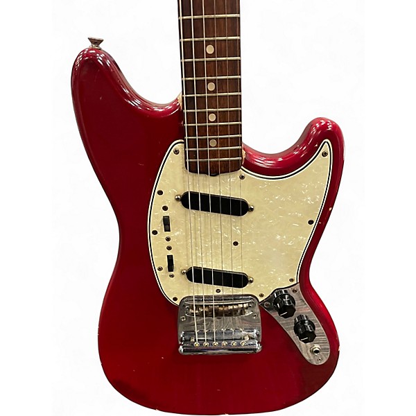Vintage 1965 Fender MUSTANG RED Solid Body Electric Guitar