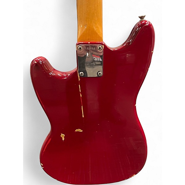 Vintage 1965 Fender MUSTANG RED Solid Body Electric Guitar