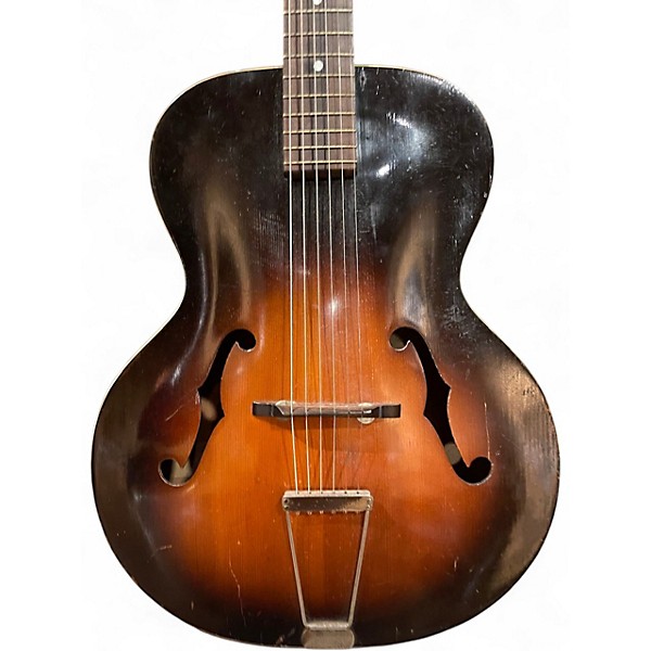 Vintage 1939 Supertone ARCHTOP Vintage Sunburst Acoustic Guitar
